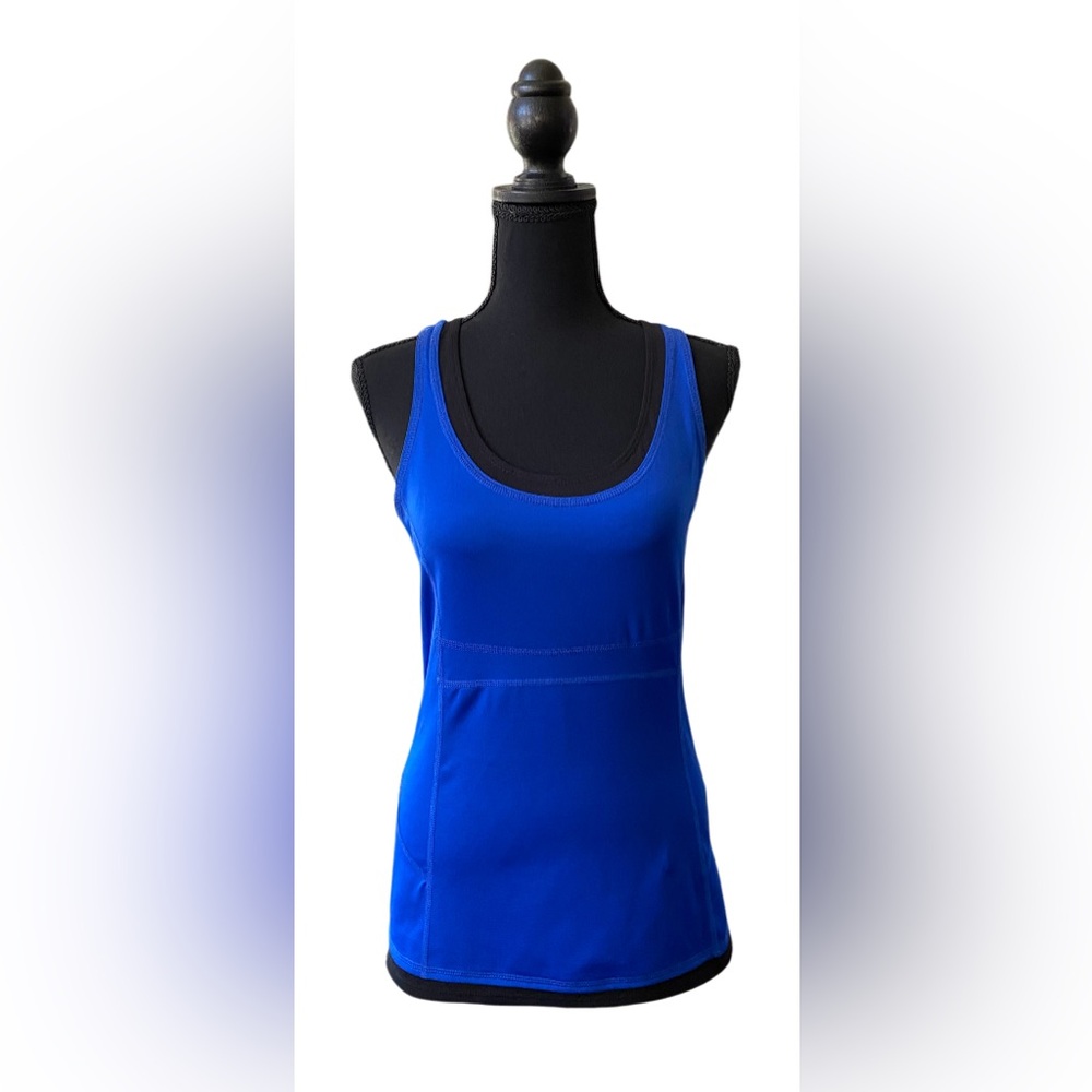 Tek Gear: Blue Fitted Activewear Muscle Shirt Top